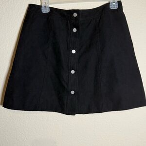 Divided Suede Mini Skirt size 10